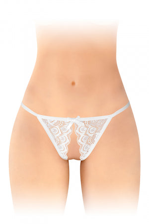 Culotte ouverte Zoé blanche · Fashion Secret · vue 3