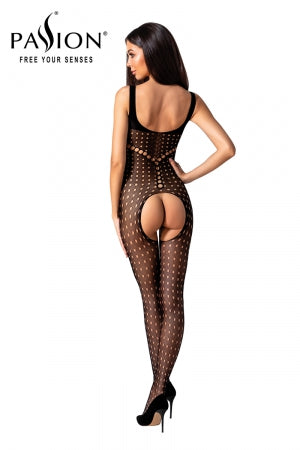Combinaison résille Noir · Passion bodystockings · vue 2