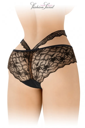 Culotte ouverte noire Marie · Fashion Secret · vue 3