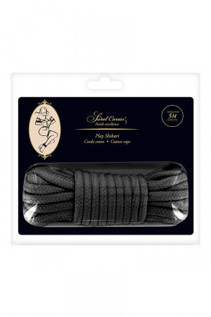 Corde de bondage noire 5m · Sweet Caress · vue 2