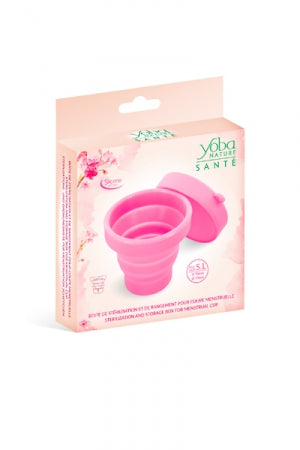 Boîte de stérilisation pliable pour coupe menstruelle Nature Yoba