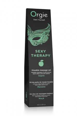 Huile de massage embrassable Sexy Therapy Pomme · Orgie · vue 4