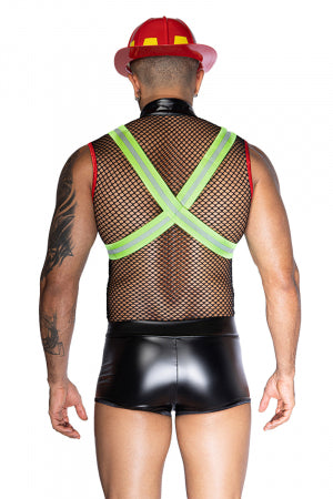 Costume pompier sexy 3 pièces · J Lingerie · vue 2