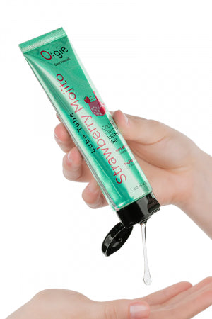Gel intime Lube Tube Cocktail Fraise Mojito 100ml · Orgie · vue 2