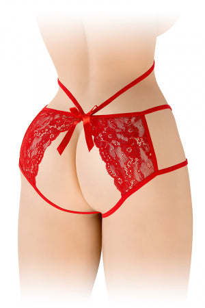 Culotte ouverte Nadia rouge · Fashion Secret · vue 3