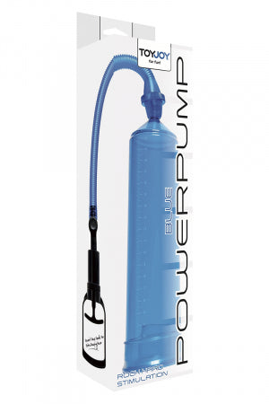Pompe à pénis Power Pump bleu Toy Joy