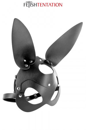 Masque bunny simili cuir réglable · Fetish Tentation · vue 4