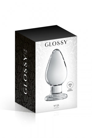 Plug anal verre Clear · Glossy Toys