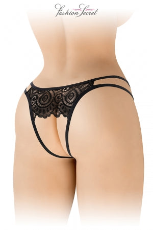 Culotte noire ouverte Annette · Fashion Secret · vue 3