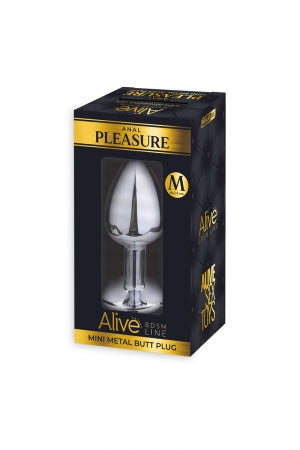 Plug métal bijou rouge M Alive · Alive · vue 2