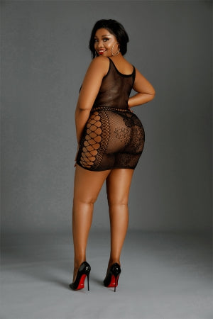 Mini robe sexy Queen Size Moonlight · MoonLight Lingerie