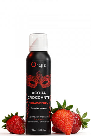 Mousse de massage effervescente Fraise 150ml · Orgie · vue 3
