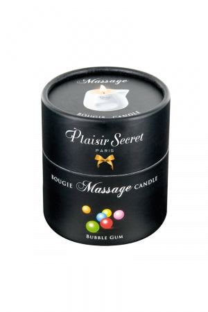 Bougie de massage Buble gum · Plaisir Secret · vue 2