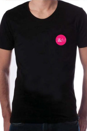 T-shirt visuel n°7 en coton Jacquie et Michel de face