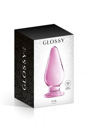 Plug anal verre Pink · Glossy Toys