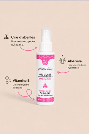 Lubrifiant Bio Barbe à papa 100ml Divinexstases · Divinextases · vue 4
