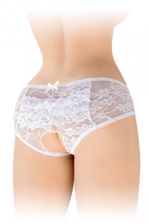 Culotte ouverte blanche Amanda · Fashion Secret · vue 3