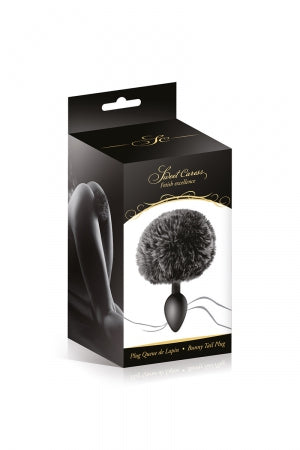 Plug queue de lapin noir · Sweet Caress · vue 2
