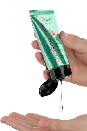 Gel intime Lube Tube Cocktail Fraise Mojito 50ml · Orgie · vue 2