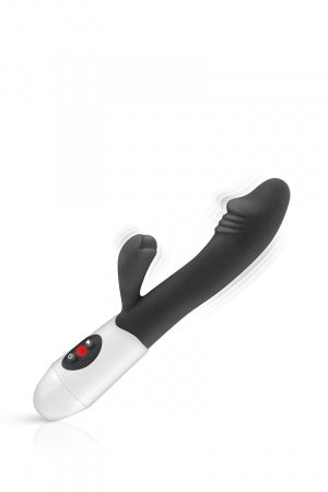 Vibromasseur Rabbit Elya noir · Yoba · vue 3