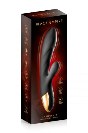Vibromasseur chauffant My Queen 2 · Black Empire · vue 3