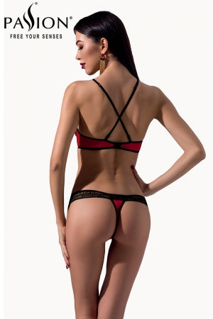 Ensemble Scarlet Bikini rouge Passion · Passion Lingerie · vue 4