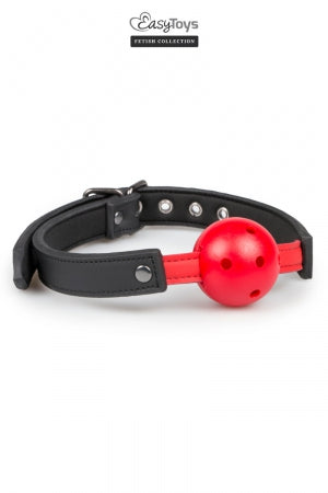 Gagged Ball avec balle rouge · Easytoys Fetish Collection · vue 4