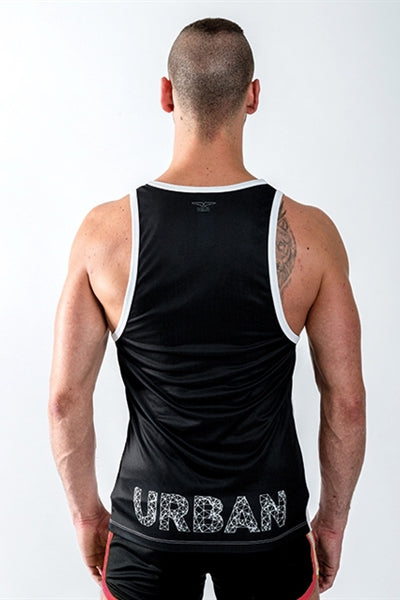 Débardeur marcel imprimé Urban Guy Mister B vue de dos
