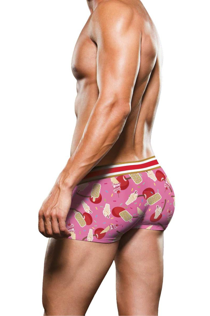 Boxer imprimé glaces rose ceinture large Prowler
