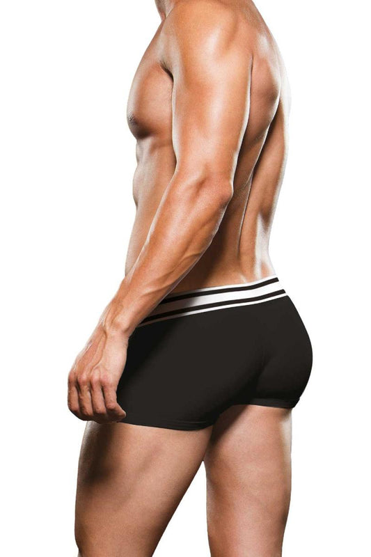 Boxer sport ceinture large noir et blanc Prowler