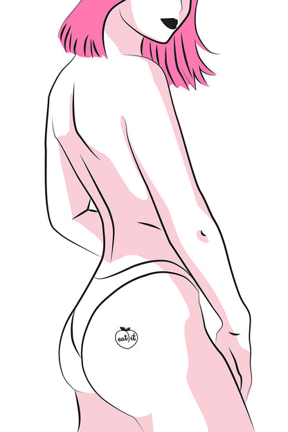 Lot de 10 tatouages temporaires Spicy Collection Secret Play