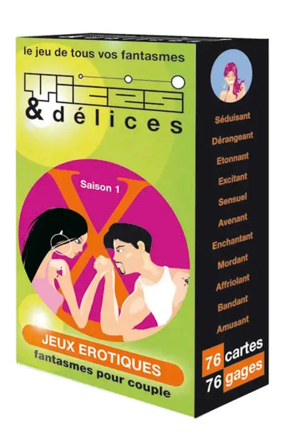 Boîte de Jeu érotique de cartes érotiques jeu excitant chez LollyDoll