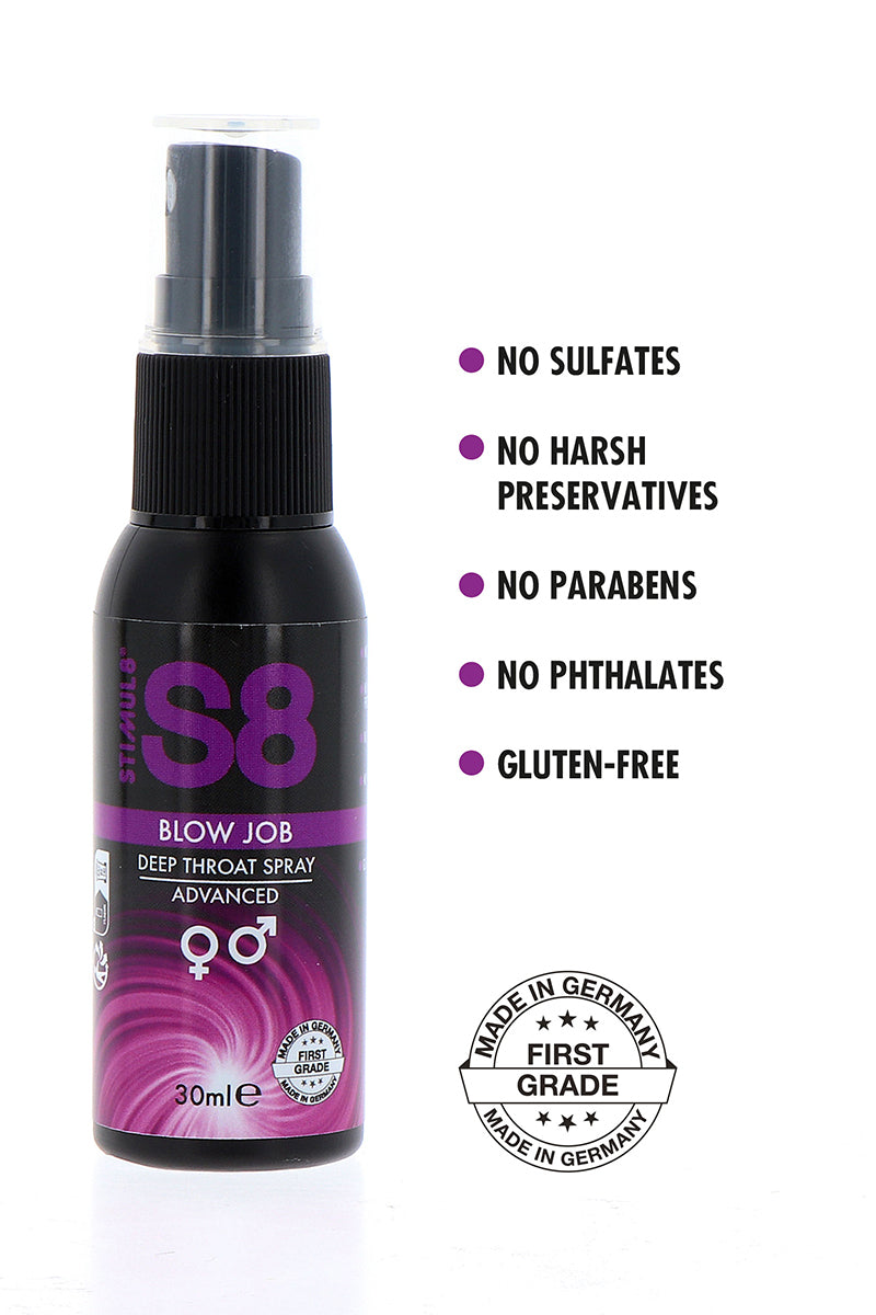 Spray oral menthe à base d’eau Deep Throat Stimul 8
