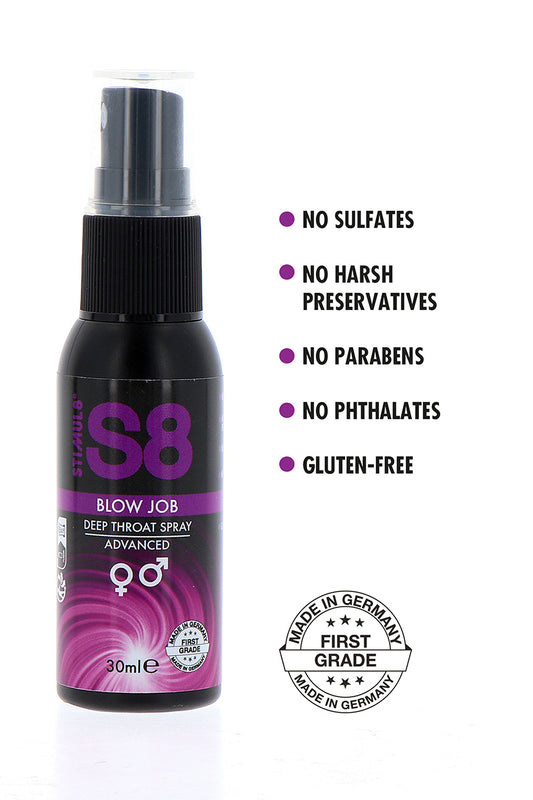 Spray oral menthe à base d’eau Deep Throat Stimul 8