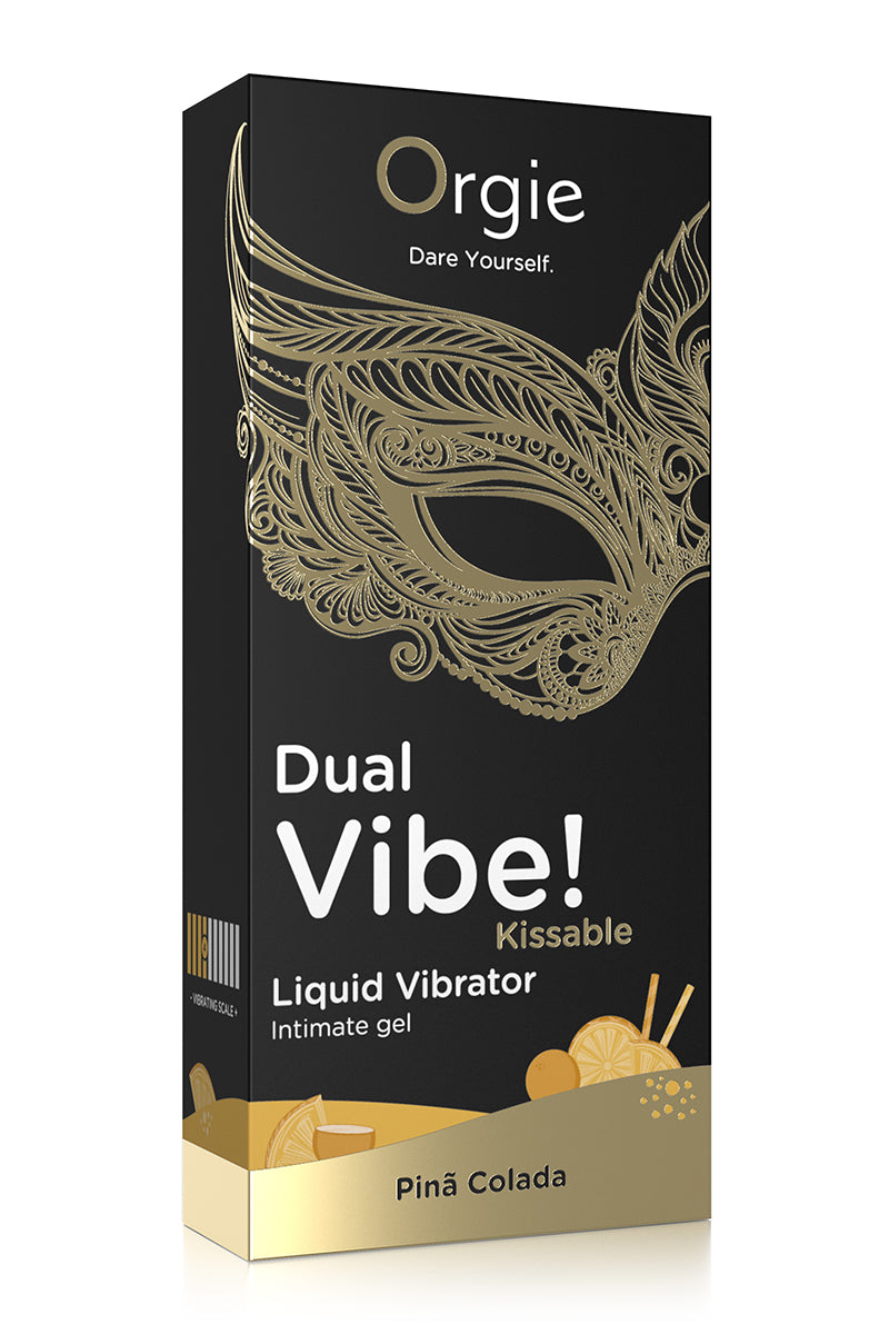Gel stimulant embrassable Pina Colada Dual Vibe Orgie