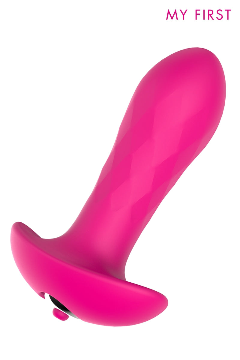 Plug anal vibrant silicone médical Hush My First