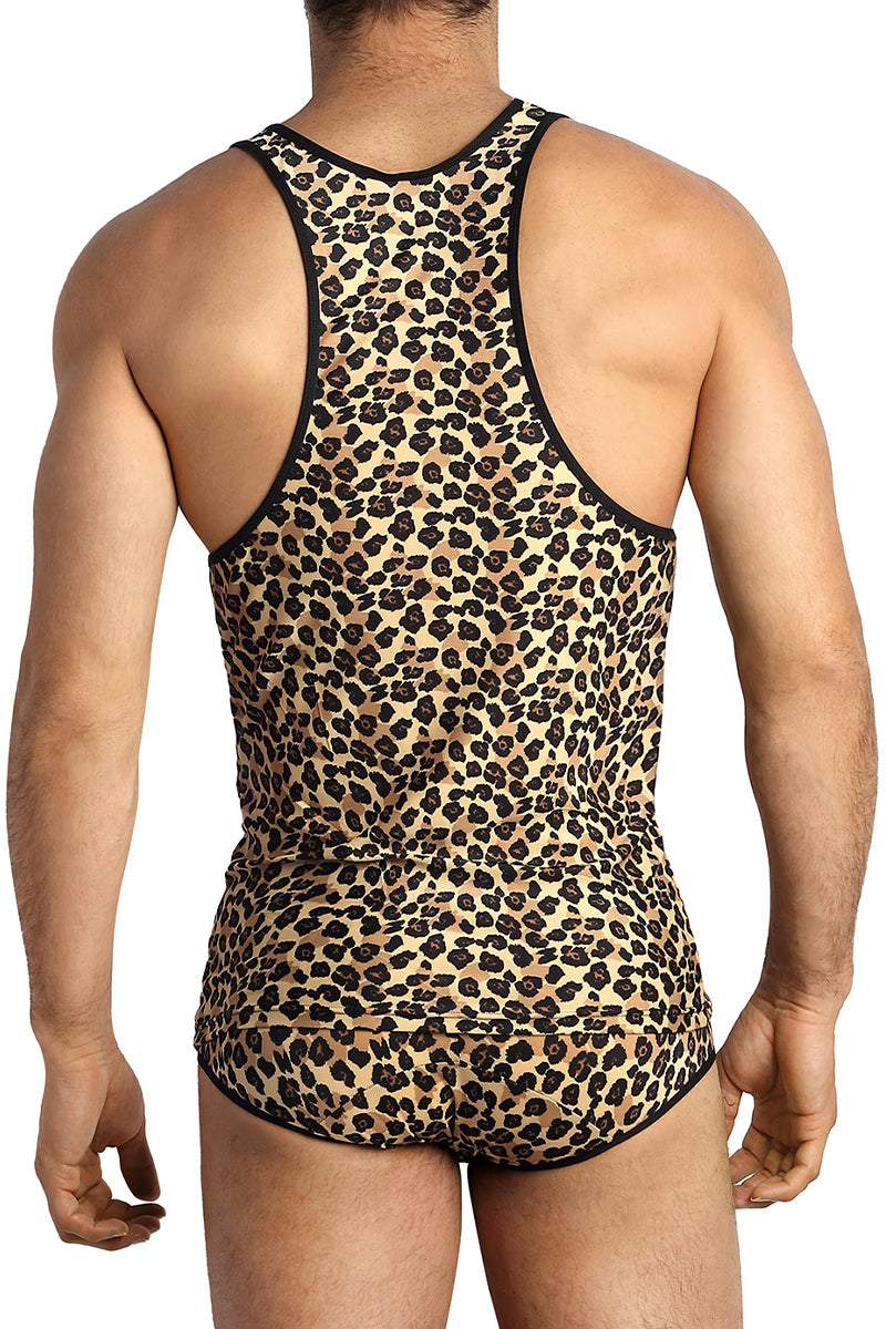 Débardeur homme imprimé léopard Mercury Anaïs for Men