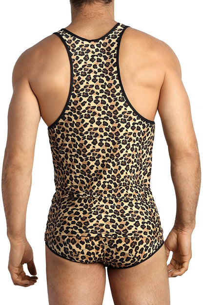 Débardeur homme imprimé léopard Mercury Anaïs for Men