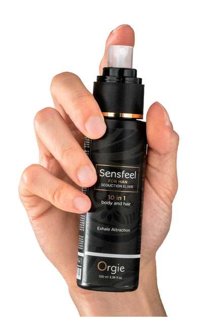 Lotion parfumée 10 en 1 corps et cheveux Sensfeel for Man Orgie