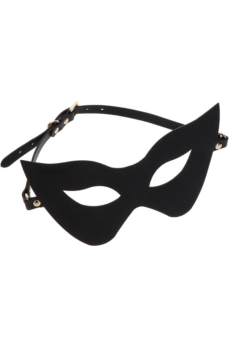 Masque de chat en faux cuir Dona noir Taboom