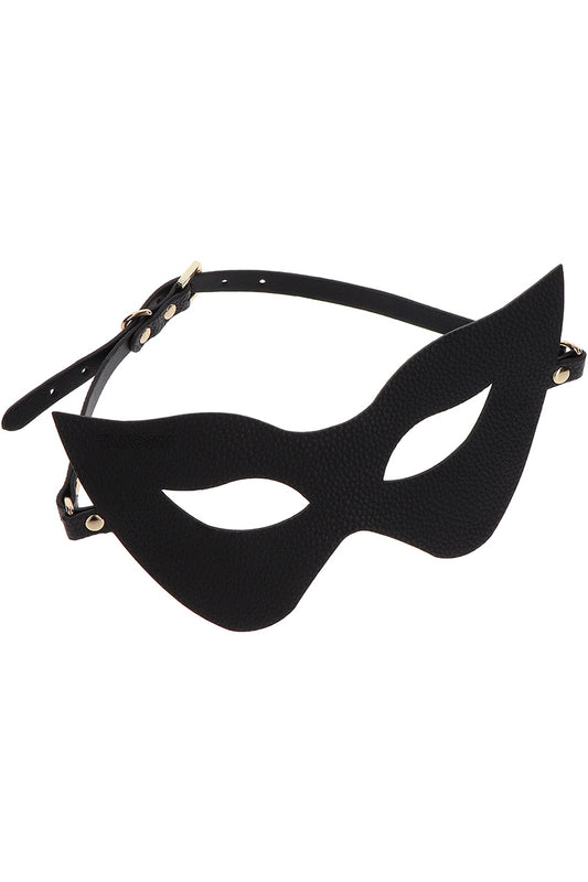 Masque de chat en faux cuir Dona noir Taboom