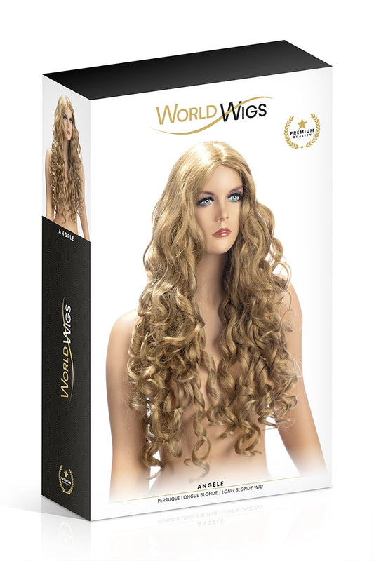 Perruque longue blonde ondulée Angèle World Wigs