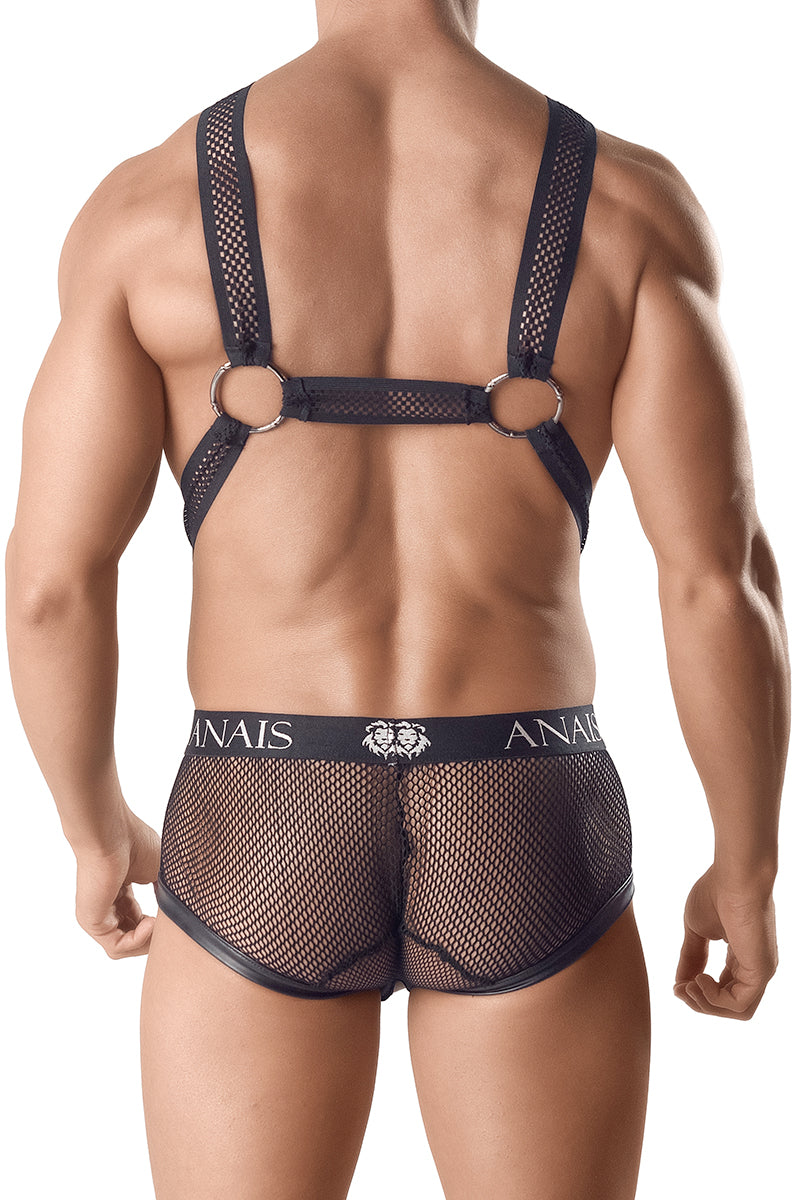 Harnais homme effet mesh à gros carreaux Axel II Anaïs for Men