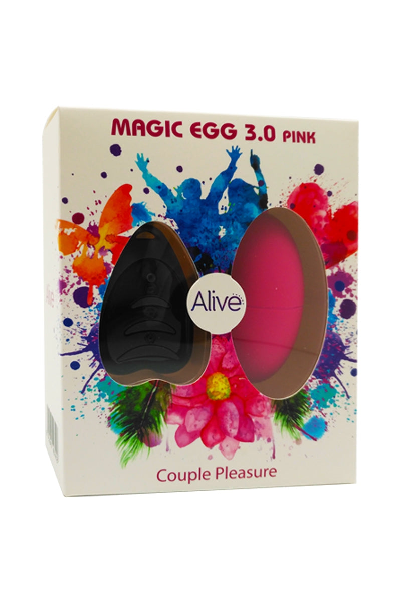 Œuf vibrant télécommandé étanche Magic Egg 3.0 rose Alive