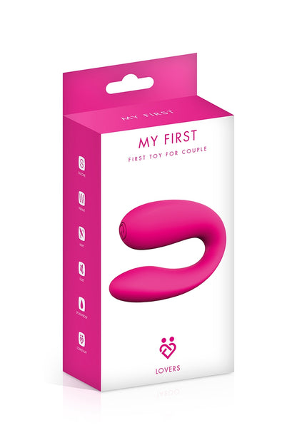 Stimulateur couple vibrant en silicone Couple Lovers My First