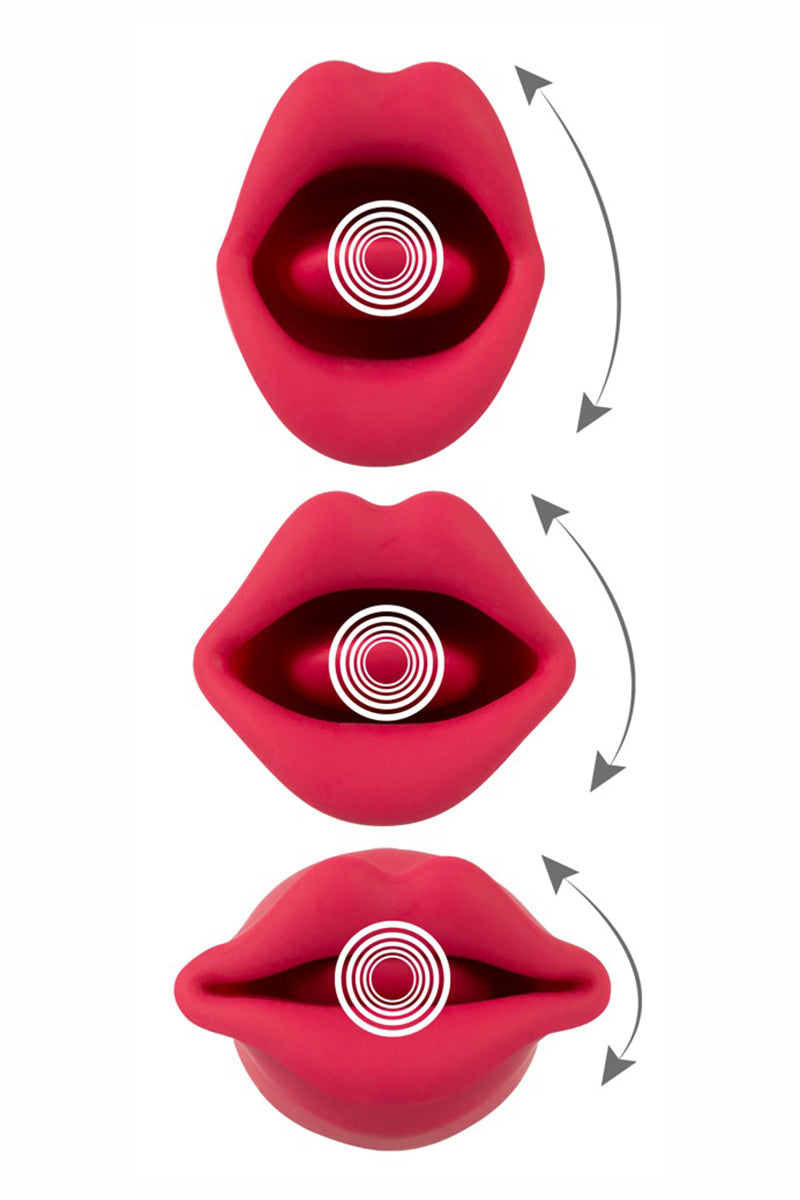 Vibro réversible Oral Fun - You2toys
avec langue pour reproduire un effet cuni et un manche pour reproduire la pénétration profonde, disponible chez LollyDoll