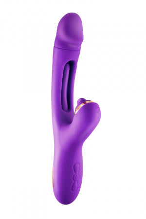 Vibromasseur rabbit 3-en-1 Joyfully violet · Yoba · vue 2