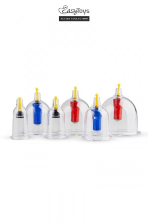 Coffret 6 ventouses Cupping Set · Easytoys Fetish Collection · vue 2