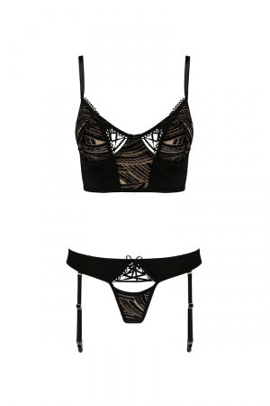Ensemble culotte à jarretelles et bustier Lara · Casmir · vue 2