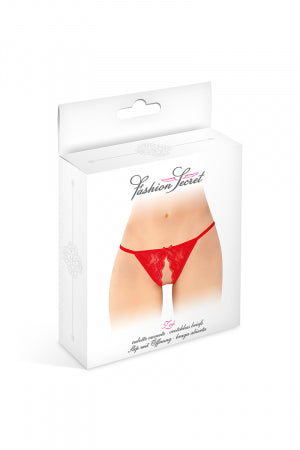 Culotte ouverte Zoé rouge · Fashion Secret · vue 2